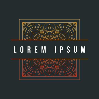 Mandala doku soyut dekorasyon arka plan süsleme öğesi lüks ramazan illüstrasyon amblemi izole