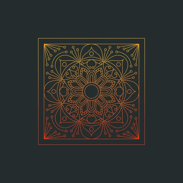 Mandala Texture Abstraite Décoration Fond Ornement Élément Luxe Ramadhan Illustration — Image vectorielle