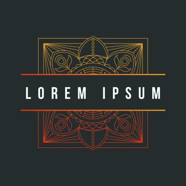 Mandala doku soyut dekorasyon arka plan süsleme öğesi lüks ramazan illüstrasyon amblemi izole