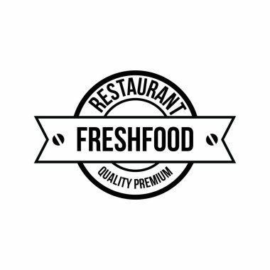 Sembol illüstrasyon amblemi izole modern konsept Restoran logo vintage simgeler vektör