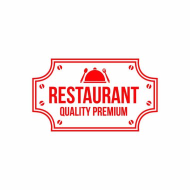 Sembol illüstrasyon amblemi izole modern konsept Restoran logo vintage simgeler vektör