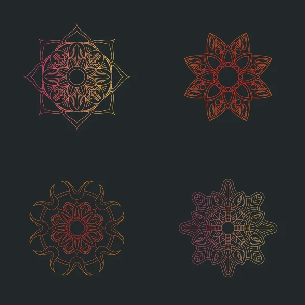 Mandala Textur Abstrakt Dekoration Bakgrund Prydnad Element Lyx Ramadan Illustration — Stock vektor