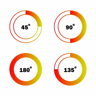 Diyagram Infographic daire vektör tasarım düzen afiş illüstrasyon amblemi