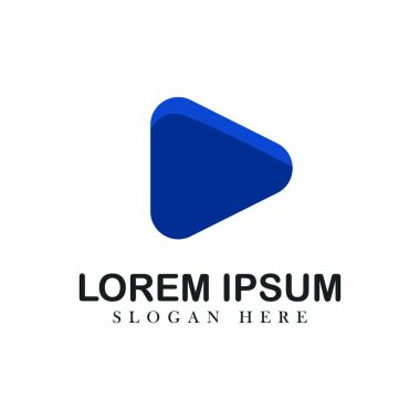 Logo tasarım vektör illüstrasyon simge müzik amblemi izole kavramı modern oyun