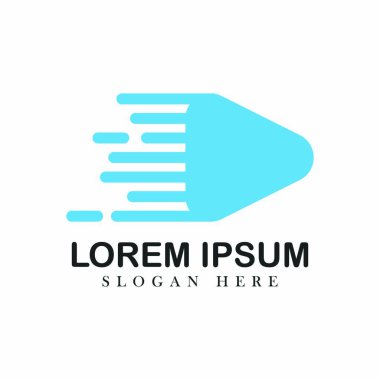 Logo tasarım vektör illüstrasyon simge müzik amblemi izole kavramı modern oyun