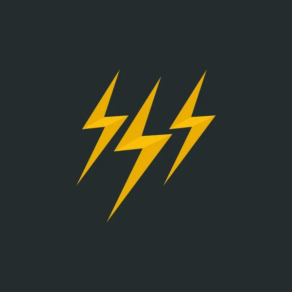 Flash Logo Vektör Genel Logo Tipi Izole Amblem — Stok fotoğraf