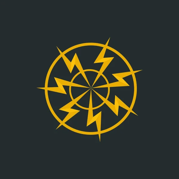 Flash Logo Vector Generic Logo Type Isolated Emblem — Stock Photo, Image