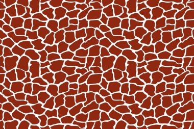 doku zürafa kahverengi beyaz yinelenen seamless modeli