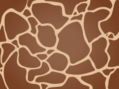 kahverengi bej beyaz hayvan cilt doku zürafa desen baskı