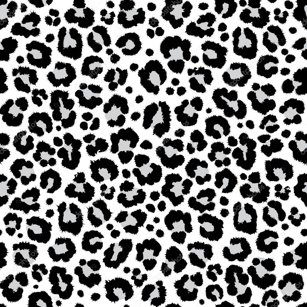 leopard pattern texture repeating seamless monochrome black white gray