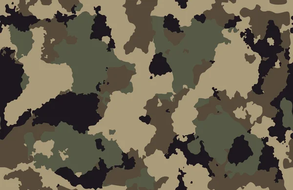 Textur Militär Camouflage Upprepar Sömlös Army Grön Jakt — Stock vektor