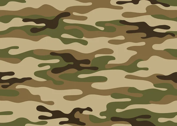 Vojenské Maskování Textury Opakuje Bezproblémové Khaki Lov Vektorová Grafika