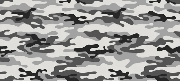 Camouflage Noir Gris Blanc Répète Sans Couture Camouflage Camouflage Impression Vecteurs De Stock Libres De Droits