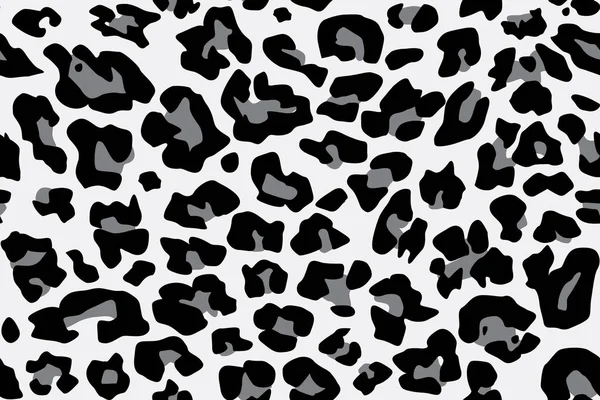 Textura Opakující Vzorek Sníh Sněžný Leopard Jaguar Bílý Leopard Royalty Free Stock Ilustrace