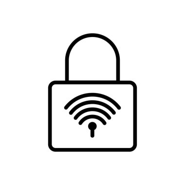 Güvenli hat ve ağ simgesini 