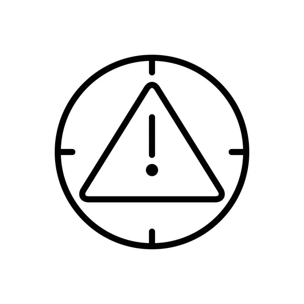 Symbol Für Alarm Oder Abgelaufen — Stockvektor