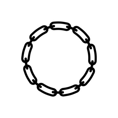 Creative için siyah çizgi simgesi