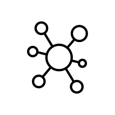 Siyah çizgi simgesi için Connectivity