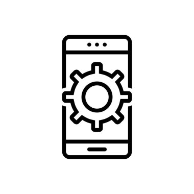 Siyah çizgi simgesini özelleştirme uygulaması için