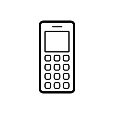 Kulaklık siyah çizgi simgesini 