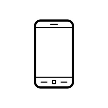 Kulaklık siyah çizgi simgesini 