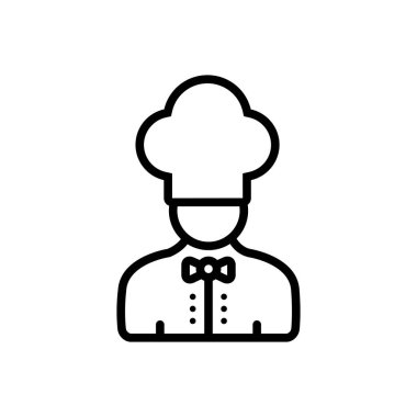  Şef siyah çizgi simgesini 