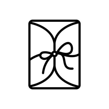 Siyah çizgi simgesini Wrapped 