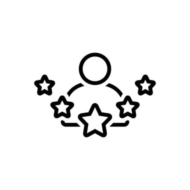 Siyah çizgi simgesini deneyim için