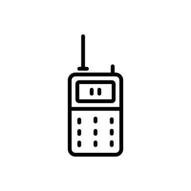 Volki tolki için siyah çizgi simgesi