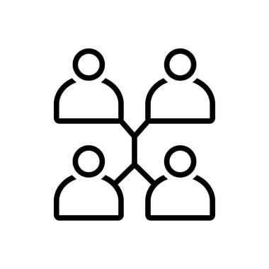 Siyah çizgi kutsal kişilerin resmi için ağ