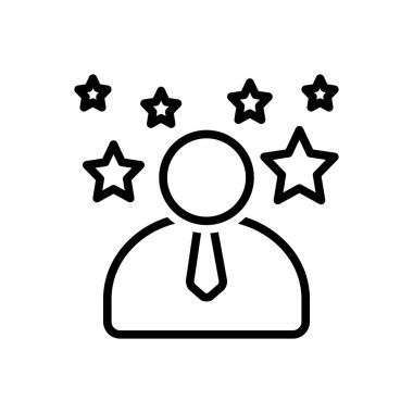 Uzman siyah çizgi simgesini 