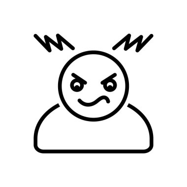 Sıcak siyah çizgi simgesini temperli 