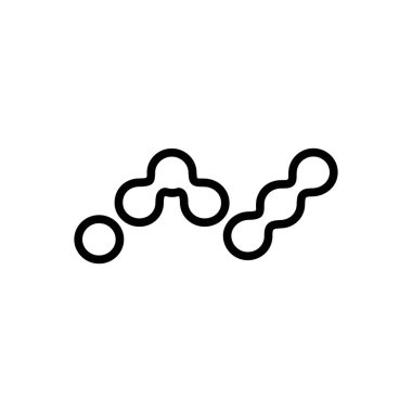 Nano Para için siyah çizgi simgesi