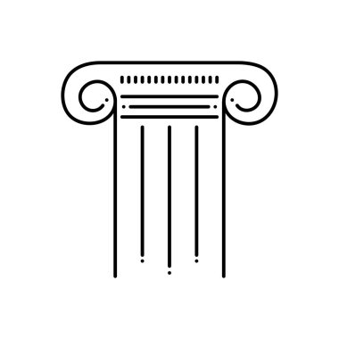  Ayağı için siyah çizgi simgesi 