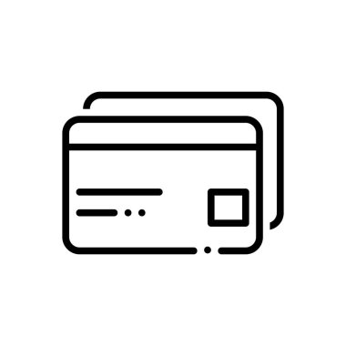 Siyah çizgi simgesini Atm kartları için