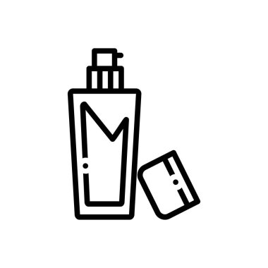 Siyah çizgi simgesi için temizleyici, antibakteriyel