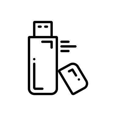 Flash, sürücü için satır simge siyah 