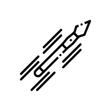 Javelling, oyun için satır simgesi siyah