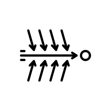 Neden nedenle arka satırı simgesi