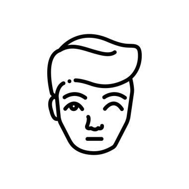 Anomali anomaliler için siyah çizgi simgesi