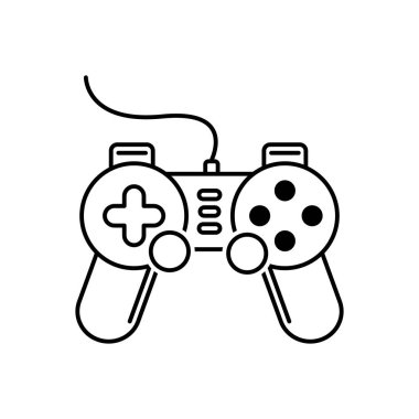 Black line Icon for x box  joystick
