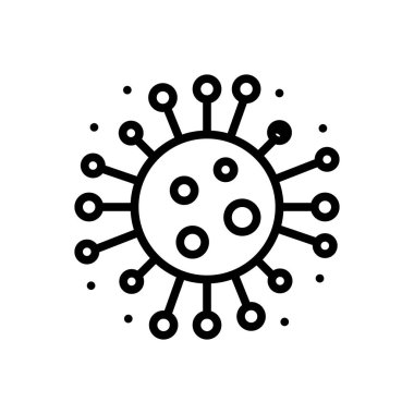 Siyah çizgi simgesini kalıpları şekil için