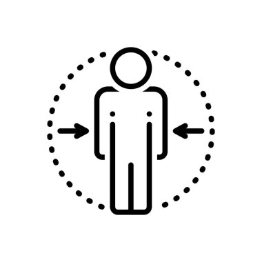 Satırı simgesi kendim için bana siyah