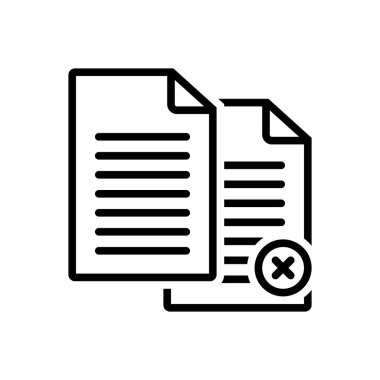 Siyah çizgi simgesi sayfa numarası sayısı için