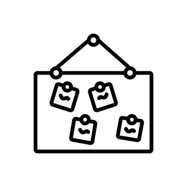 Ad başlığı için siyah çizgi simgesi