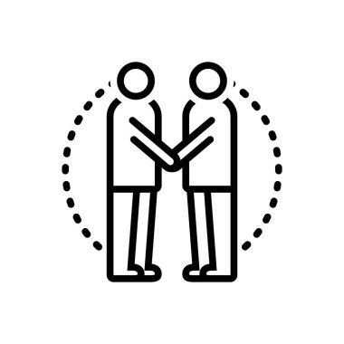 Siyah çizgi simgesini uysallık kabulü için