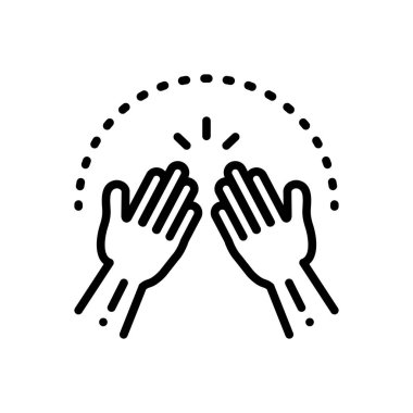 Black Hat simgesini Amin eller