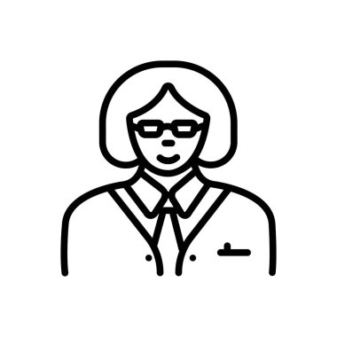 Siyah çizgi simgesini Yöneticisi steward için