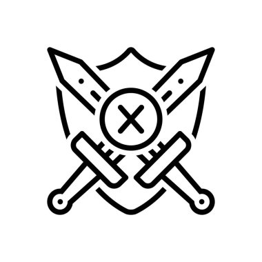 Siyah çizgi simgesini disarm için pes