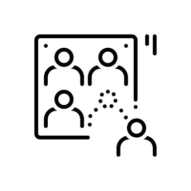 Siyah çizgi simgesini atılan bırakmak için